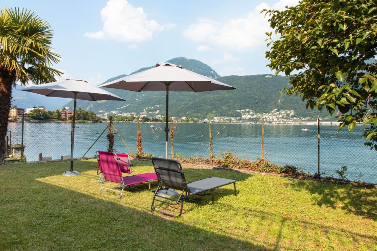 76 The Lake House - Lugano Melide Exteriör bild