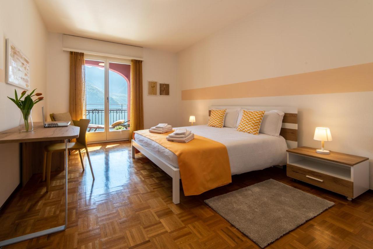 76 The Lake House - Lugano Melide Exteriör bild