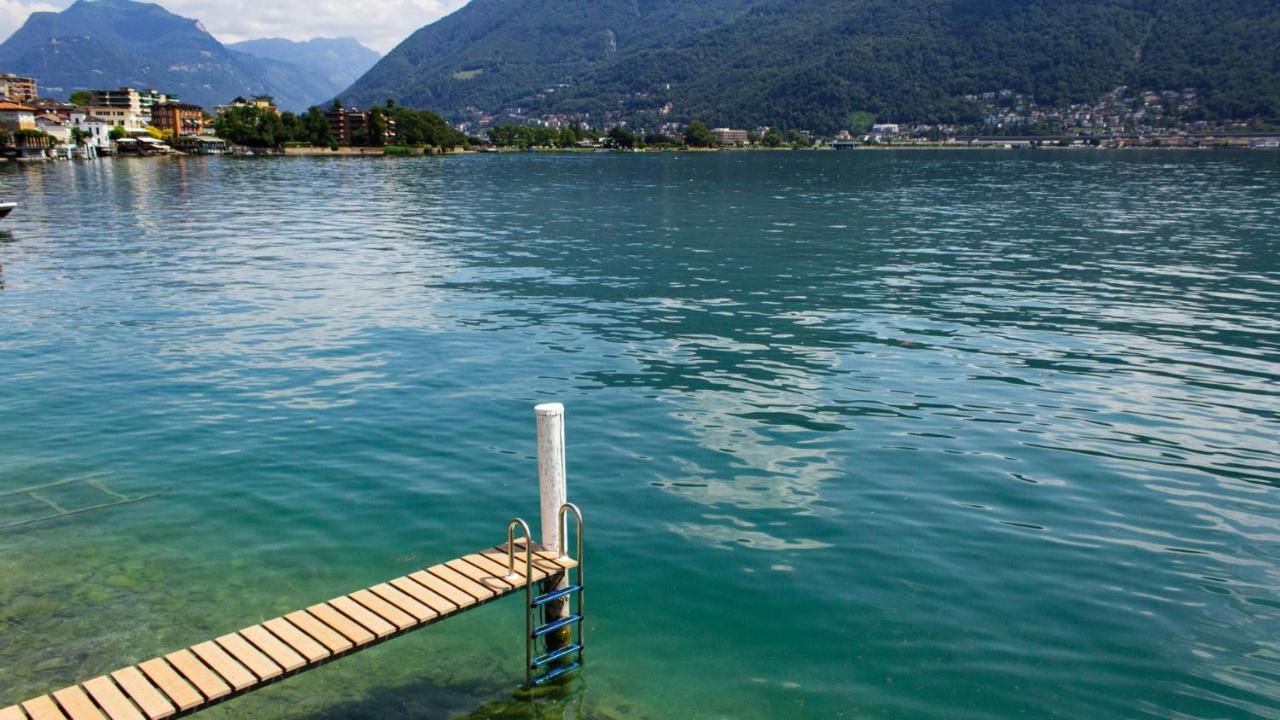 76 The Lake House - Lugano Melide Exteriör bild